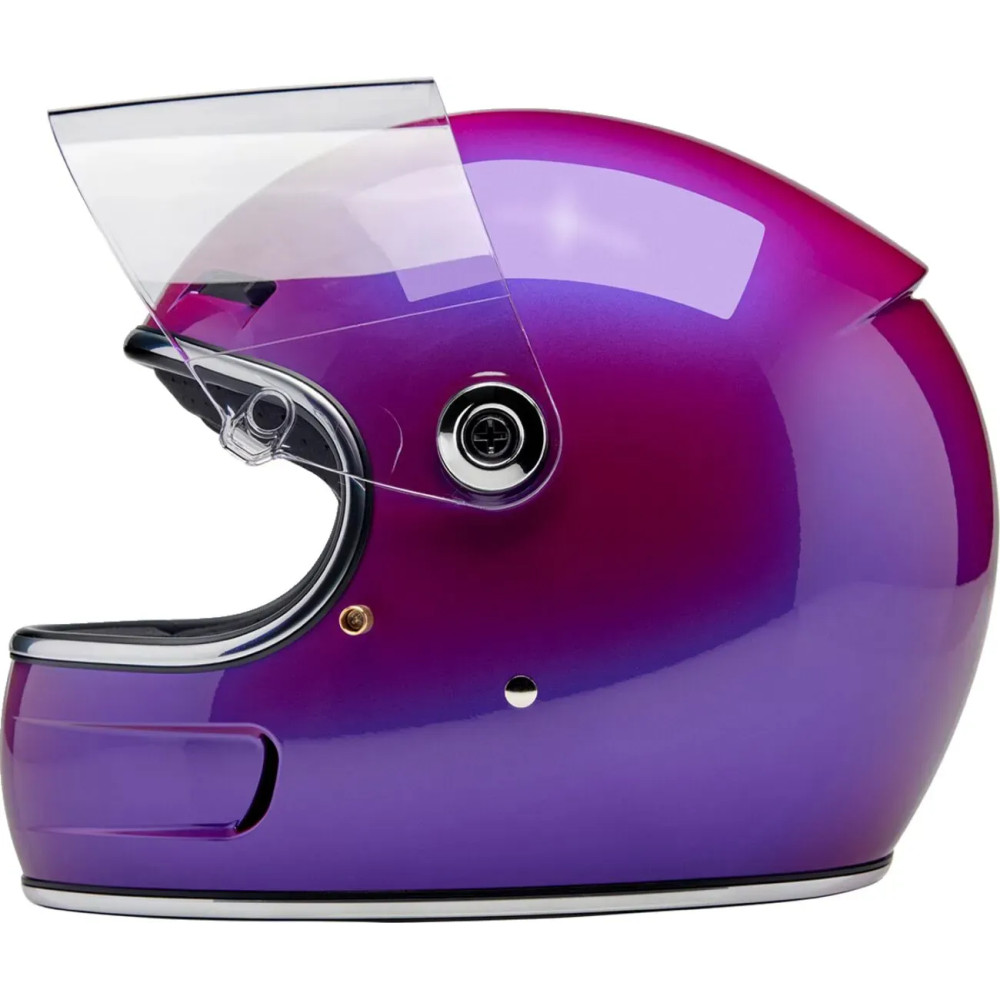 Casco Gringo SV — Talla L, morado metalizado brillo